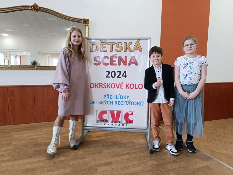 Recitační soutěž - okrskové kolo 