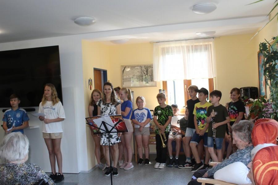 Vystoupení v Domově pro seniory sv. Hedviky