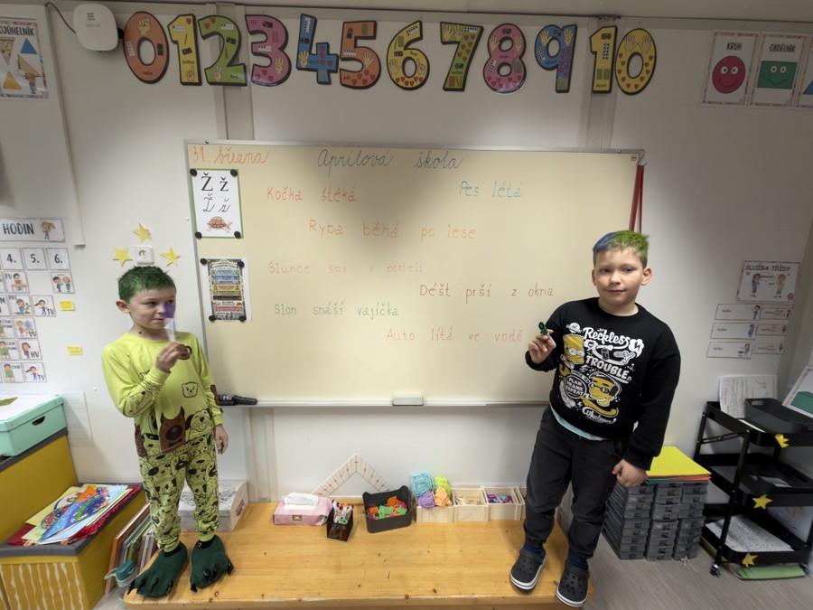 Aprílová škola plná smíchu a dobré nálady